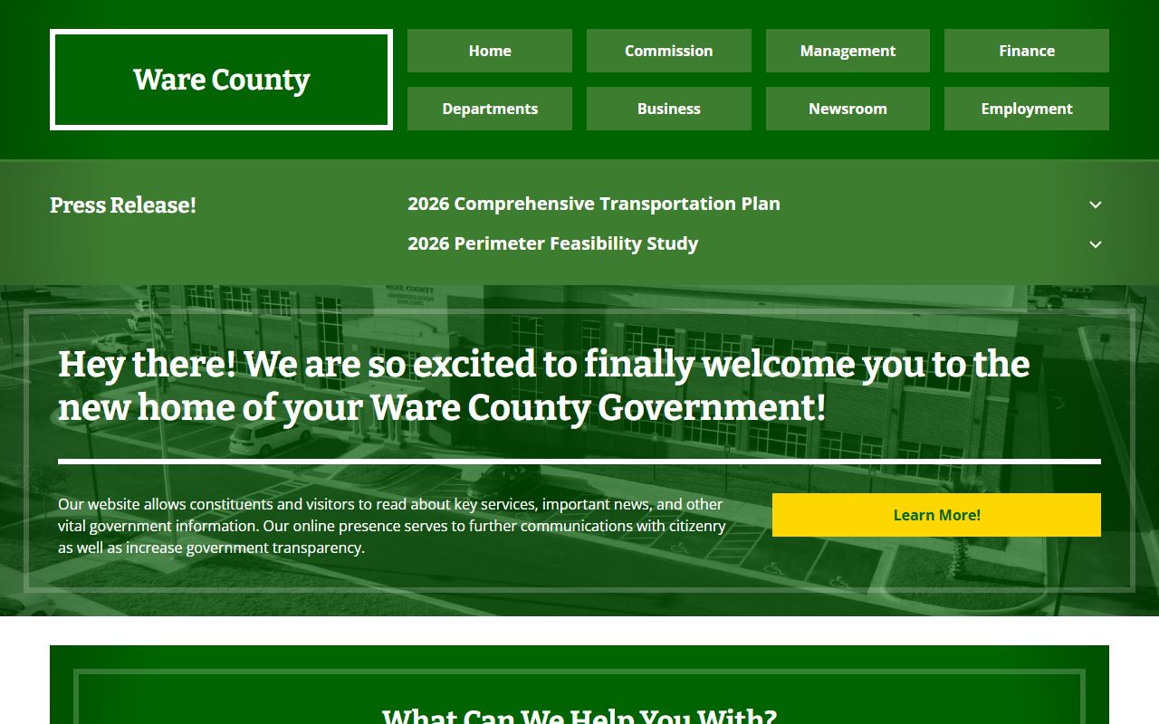 Ware County court website for DUI records in Georgia